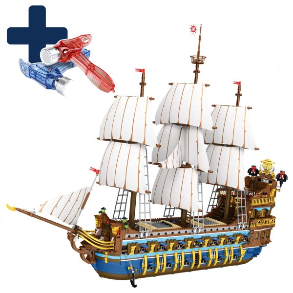 Reobrix 66011 "The Sun" Piratenschiff 3162 Teile