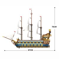 Reobrix 66011 "The Sun" Piratenschiff 3162 Teile