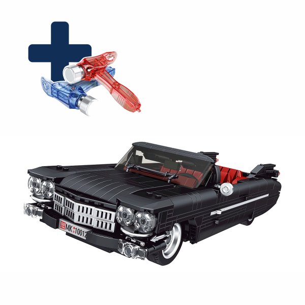 Mould King 10012S "Cadi-Elrado" Modellauto Sportwagen Oldtimer 1324 Teile