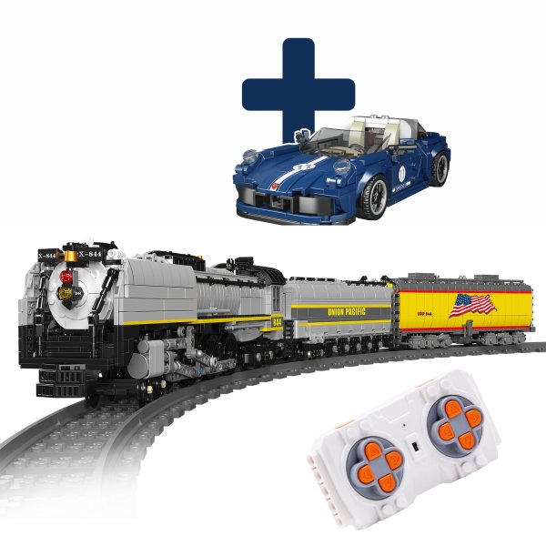 Mould King 12031 "Union Pacific 844 Steam Locomotive" Modellzug 3357 Teile