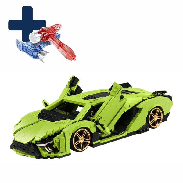 Mould King 10011 "Linbaoginni Sierne" Supercar 1133 Teile + Geschenk