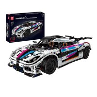 Mould King 13120S "Keonigesgg White" Supercar 3063 Teile