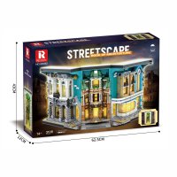 Reobrix 66032 "Architecture Book" Buch (aufklappbar) 3108 Teile inkl. Beleuchtung