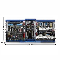 Reobrix 66038 "The Submarine Book" Buch (aufklappbar) U-Boot 3372 Teile inkl. Beleuchtung