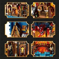 Reobrix 66035 "The Shire Book" Buch (aufklappbar) 3398 Teile inkl. Beleuchtung