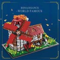 Reobrix 66014 "European Century Windmill" Windmühle 2296 Teile + Geschenk