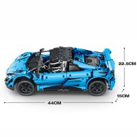 Reobrix 11003 "675 Spider" Supercar 1886 Teile