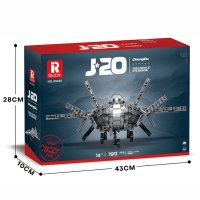 Reobrix 33025 "J20" Kampfjet 1911 Teile