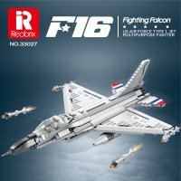 Reobrix 33027 "F16" Kampfjet 1427 Teile