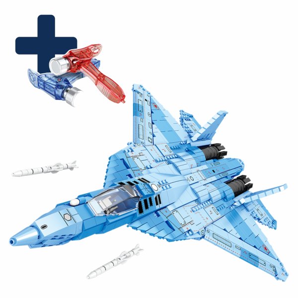 Reobrix 33030 "SU-57 Sukhoi" Kampfjet 1456 Teile