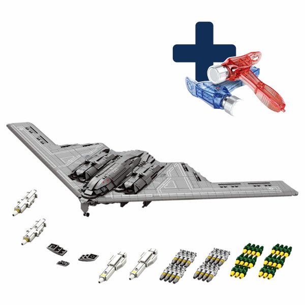 Reobrix 33038 "B-2 Stealth Stratetic Bomber" Kampfbomber 2063 Teile